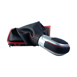 Levier de vitesses automatique Volkswagen Golf 7R, bouton de commande en cuir rouge, panneau décoratif LED, levier de vitesses ergonomique - Product Image 3