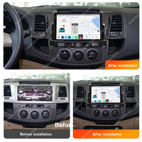 MEKEDE M6 3D Android QLED écran autoradio 360 caméra avec navigation GPS pour Toyota Fortuner Hilux 2005-2014