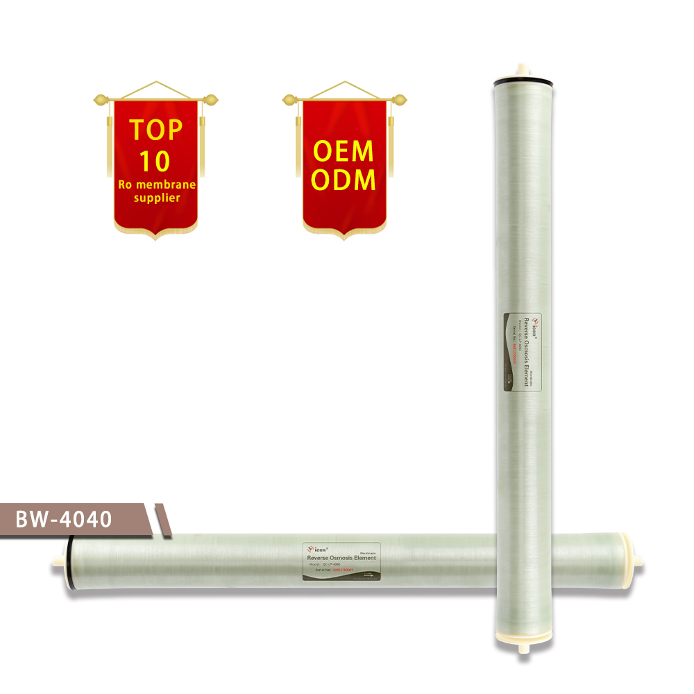 Серия BW 4040 99.5% Высокий тариф опреснения обратного осмоса Мембрана солоноватой воды серии Заводская Цена Мембрана Ro