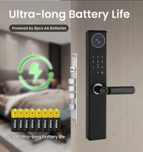 Cerradura Inteligente para Hotel, Puerta Corredera Doble de Vidrio, Control de Acceso, Cerradura Magnética, Huella Dactilar, Lector de Tarjetas Controlado por Aplicación, WiFi - Product Image 2