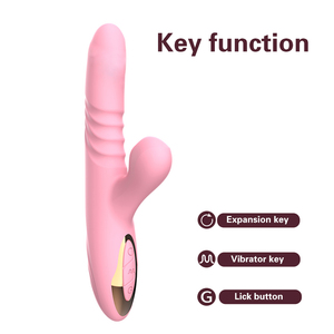 Vibrateur puissant à poussée et à succion, stimulateur clitoridien et masseur de point G, jouets sexuels pour femmes - Product Image 6