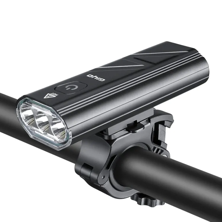 Aluminum alloy/engineering plastic GIYO Y8 Bike Front Light USB Rechargeable Waterproof Bike Front Light Battery capacity:5200ma