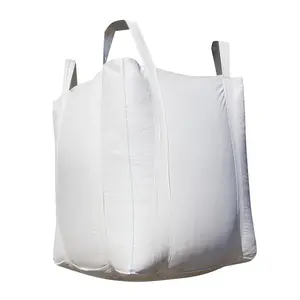 Jumbo Bulk Bags 1000Kg 1500Kg 2000 Kg Pp Jumbo Ton Bag For Construction Materials Big Bags Pp Fibc Container