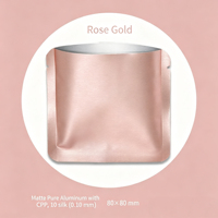 Sachet intérieur refermable à trois soudures pour thé noir, 5g, emballage portionné, petit sachet à bulles avec fermeture éclair, pour snacks et thé aux fleurs
