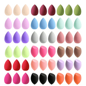 Éponge de Maquillage Professionnelle Double Usage Humide et Sèche pour Fond de Teint, Correcteur et Poudre – Applicateur Cosmétique Complet pour le Visage - Product Image 1