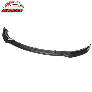 Pour Tesla Model 3 2017-2023 Spoiler de pare-chocs avant, séparateur, 3 pièces, PP noir mat, kit carrosserie de haute qualité - Product Image 1