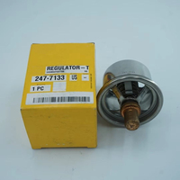 Thermostat régulateur de température d'eau d'origine pour excavatrice Caterpillar CAT 330D 336D 336D2 340D, moteur C9, pièce OE 2485513