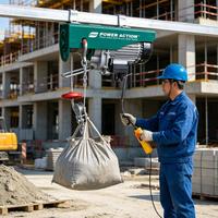Mini-grue électrique de 800 kg, petit palan à chaîne avec interrupteur d'arrêt d'urgence et protection thermique pour la construction d'entrepôts