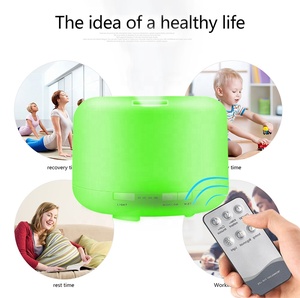 Máy Khuếch Tán Tinh Dầu 500Ml Bán Chạy Nhất Trên Amazon Máy Tạo Độ Ẩm Siêu Âm Máy Khuếch Tán Hương Thơm Với Đèn LED 7 Màu - Product Image 2