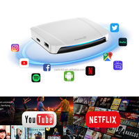 Nouvel adaptateur Carlinkit Tbox UHD SDM660 8G 128 Go 512 Go pour système Android, avec vidéo HDMI, USB, CarPlay sans fil, boîtier AI avec emplacement SIM et TF