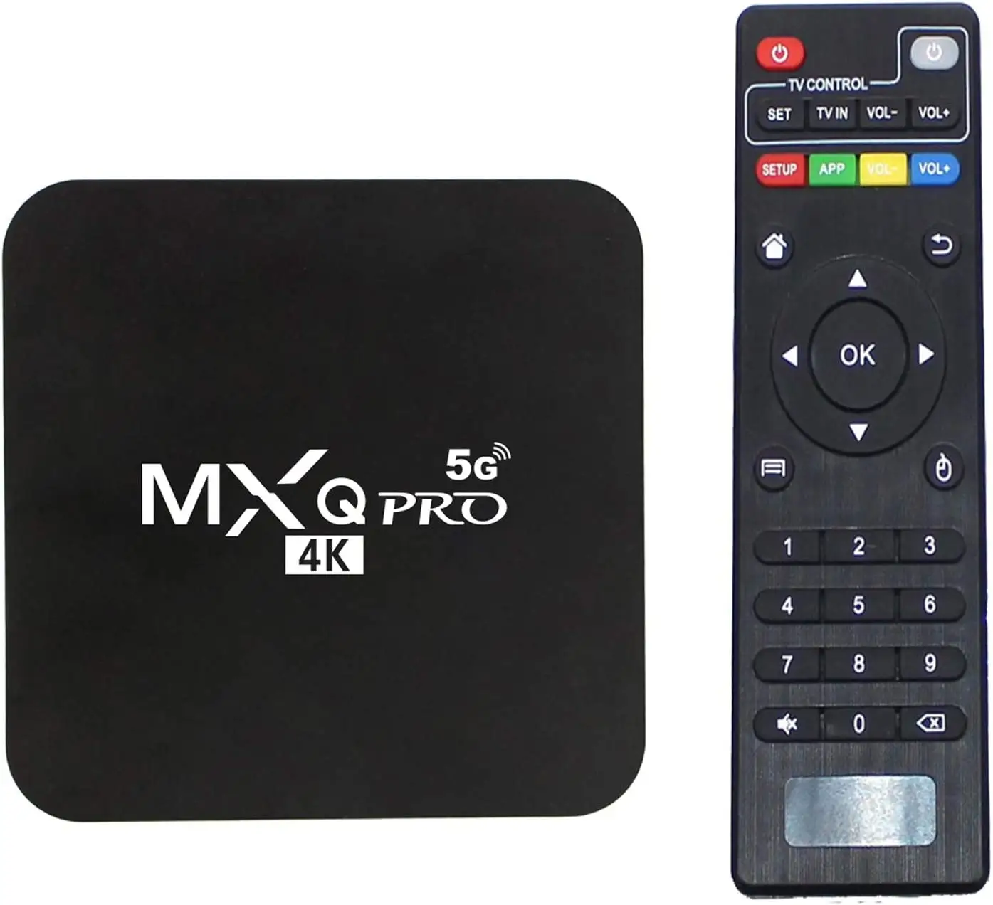 Mais barato set top box tv tv ip digital árabe streaming MXQ PRO 4G 32GB 5G 128GB Android 11 4K caixa de tv inteligente da China