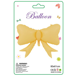 <b>Bow</b> Party Balloon For Baby Girls Birthday Festivals Children Outdoor Activities Light Blue Matte Frosted Design - Product Image 3