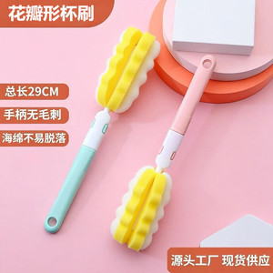 Cepillo para limpiar tazas y botellas con esponja y lazo para colgar, para termos y uso diario - Product Image 5