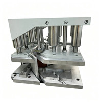 Máquina de Soldadura de Dos Posiciones para Puertas y Ventanas de Plástico con Control PLC y Accionamiento de Rodamientos sin Aceite para Soldadura de Perfiles