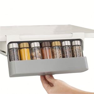 Kitchen Slide Out Spice Cabinet Rack Tray Seasoning and Spices <b>Shelf</b> Organizer for Cabinets Herbs Spice Storage Box - Product Image 1