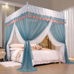 Lưới chống muỗi hai lớp chống bụi Ba cửa theo phong cách công chúa sang trọng với tính năng GẤP LƯỚI mã hóa - Product Image 4