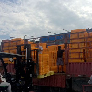 Accessori pollaio plastica resistente tre porte cassa di pollame per azienda avicola - Product Image 6