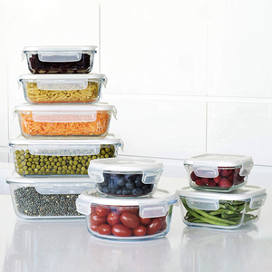 Promotions Chaudes : Boîte Alimentaire en <span class=keywords><strong>Verre</strong></span> Compatible Micro-Ondes, Hermétique, Type Bento, pour Préparation de Repas et Stockage - Product Image 3