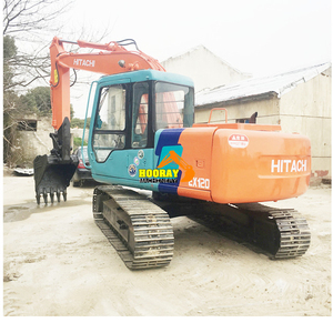 รถขุดมือสอง Hitachi EX120-3 12 ตัน รถขุดไฮดรอลิกแบบตีนตะขาบ EX200 EX60-5 เครื่องจักรก่อสร้างคุณภาพสูง - Product Image 4