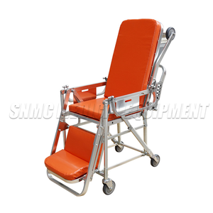 รถเข็นรถพยาบาลอลูมิเนียมอัลลอยแบบถอดได้รถเข็นผู้ป่วยพับได้สำหรับโรงพยาบาล - Product Image 1