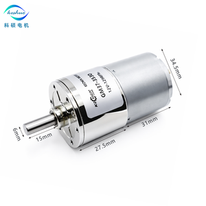 מיני <span class=keywords><strong>dc</strong></span> הילוך מנוע 37 מ "מ GM37-3530 12v 24v מרכז פלט תיבת הילוכים הילוכים במהירות נמוכה מנוע - Product Image 2