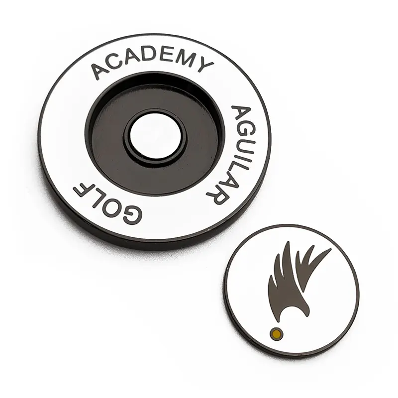 Custom Metal Golf Tag And Iron Golf Tag Challenge Coin Magnet Ball Marker Golf Ball Metal Ball Coins Mark