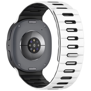 Bracelet de montre magnétique en silicone bicolore Upro pour Samsung Galaxy Watch 9/8, bracelet de remplacement sport réglable - Product Image 6