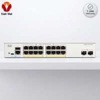 Commutateur de bureau géré Cisco Catalyst 1300 C1300-16FP-2G à 16 ports Gigabit Full PoE L2, neuf et scellé
