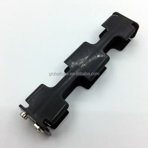 GlobalTone Zwarte Kunststof 4xAA Batterijhouderdoos UM-3*4 LR6 R6P 6V met GT3-342C Opbergclip en Klem voor Rekken & Koffers - Product Image 3