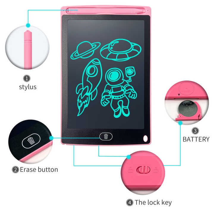 LCD Drawing Board - Customizable Writing Tablet for Kids