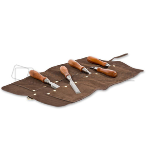 Portable Suede Carving <strong>Tools</strong> Protective Bag Carvers Woodworking Leather <strong>Tool</strong> <strong>Roll</strong> - Product Image 5