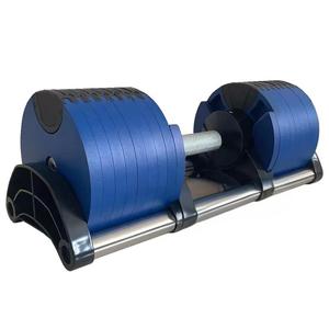 Équipement de conditionnement physique de musculation haltère automatique 50lb/80lb haltère réglable de poids multiple Commercial - Product Image 1