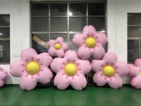 Magnifique tente et arche gonflables en forme de bonbon pour la décoration de fêtes et d'événements, à suspendre au plafond