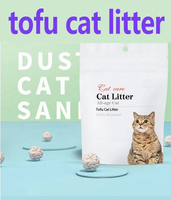 Litière pour chat en gros avec un bon effet désodorisant et de nombreuses senteurs personnalisables, litière pour chat au tofu