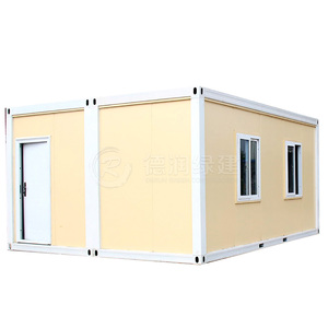 Maison conteneur préfabriquée <span class=keywords><strong>d</strong></span>émontable, résistante aux intempéries, unité portable pour logement temporaire sur chantier en Amérique du Nord - Product Image 1