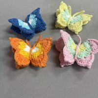 ZSY personnalisé gros Crochet tricoté papillons abeille patchs coudre sur patchs accessoires pour enfants vêtements