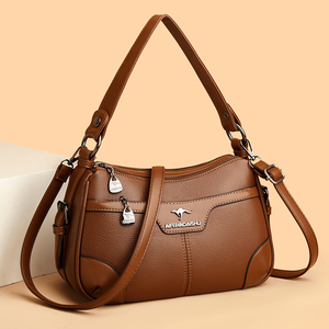 High-quality Women's Single-shoulder Bags New Design Handbag Fashion Tote Bag Custom Leather Crossbody Date Messenger Bag - Product Image 2