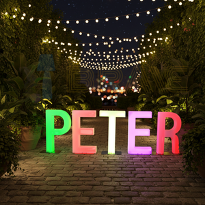 Letras Luminosas con la Frase 'Cásate Conmigo' a Precio de Fábrica, Letras Luminosas con Subtítulos a Bajo Precio, Números Luminosos para Bodas - Product Image 3
