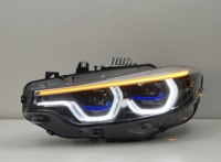Feux de jour à LED style SJC V3 Ikon pour BMW F8X F80 M3 F82 M4 & F32 13-18 Série 4, feux de jour jaunes ambre blancs