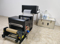 Desktop kecil 13 inci XP600 1390 Transfer cetak DTF Printer A3 30cm T Shirt mesin cetak untuk bisnis kecil