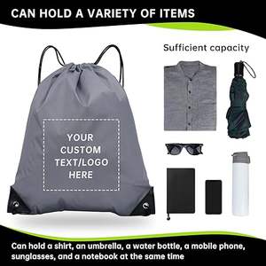 Bolsa con Cordón Qetesh al por Mayor, Mochila Impermeable de Poliéster a la Moda, Capacidad para Playa, Fiesta, Gimnasio y Viajes - Product Image 5