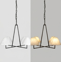 Lampe suspendue LED moderne industrielle nordique YH Cafe pour bar, restaurant, îlot de cuisine, salle à manger, lustre, luminaire suspendu