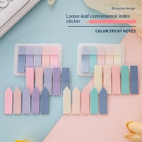 Onglets collants colorés auto-adhésifs Bloc-notes en papier translucide Marqueurs de page d'index personnalisables Signet pour cahier