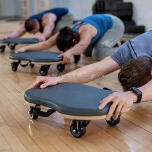 Tabla de Pilates Profesional de Alta Resistencia, Equipo de Gimnasio, Madera Sólida, Microfibra, Cuero y Esponja - Product Image 4