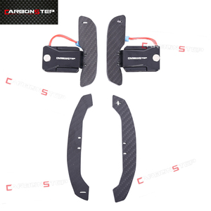 Volant en fibre de carbone magnétique manette de vitesse pour <span class=keywords><strong>BMW</strong></span> F36 F21 F22 F32 F30 F02 F80 F11 F06 F20 F23 F10 F12 F26 F15 M3 M4 M5 - Product Image 3