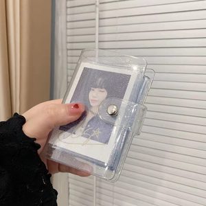 Mini <span class=keywords><strong>album</strong></span> photo transparent <span class=keywords><strong>de</strong></span> 3 pouces, petit porte-cartes <span class=keywords><strong>de</strong></span> visite, organisateur <span class=keywords><strong>de</strong></span> cartes photo style INS - Product Image 2
