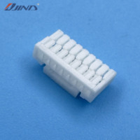 Connecteur SMT JINDA 1.25T-7-8Y 1.25mm 8 broches, boîtier de borne à sertir en nylon PA66 blanc, pour câble vers carte PCB LED, 50V