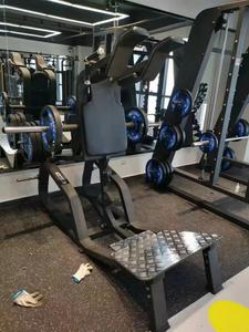 Équipement de fitness professionnel OEM pour <span class=keywords><strong>musculation</strong></span>, machine à presser les jambes en V à charge de plaques en acier pour entraînement des cuisses et squats - Product Image 5