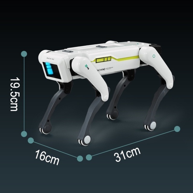 Cross-border Four-legged Programmable AI Robot Dog Voice Interaction Electric Smart Plastic Mechanical Dog Toy Children