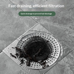 Filtre de drain de sol OEM au design moderne et épuré, anti-blocage de cheveux, pour couvercle d'évier de salle de bain et de cuisine - Product Image 4